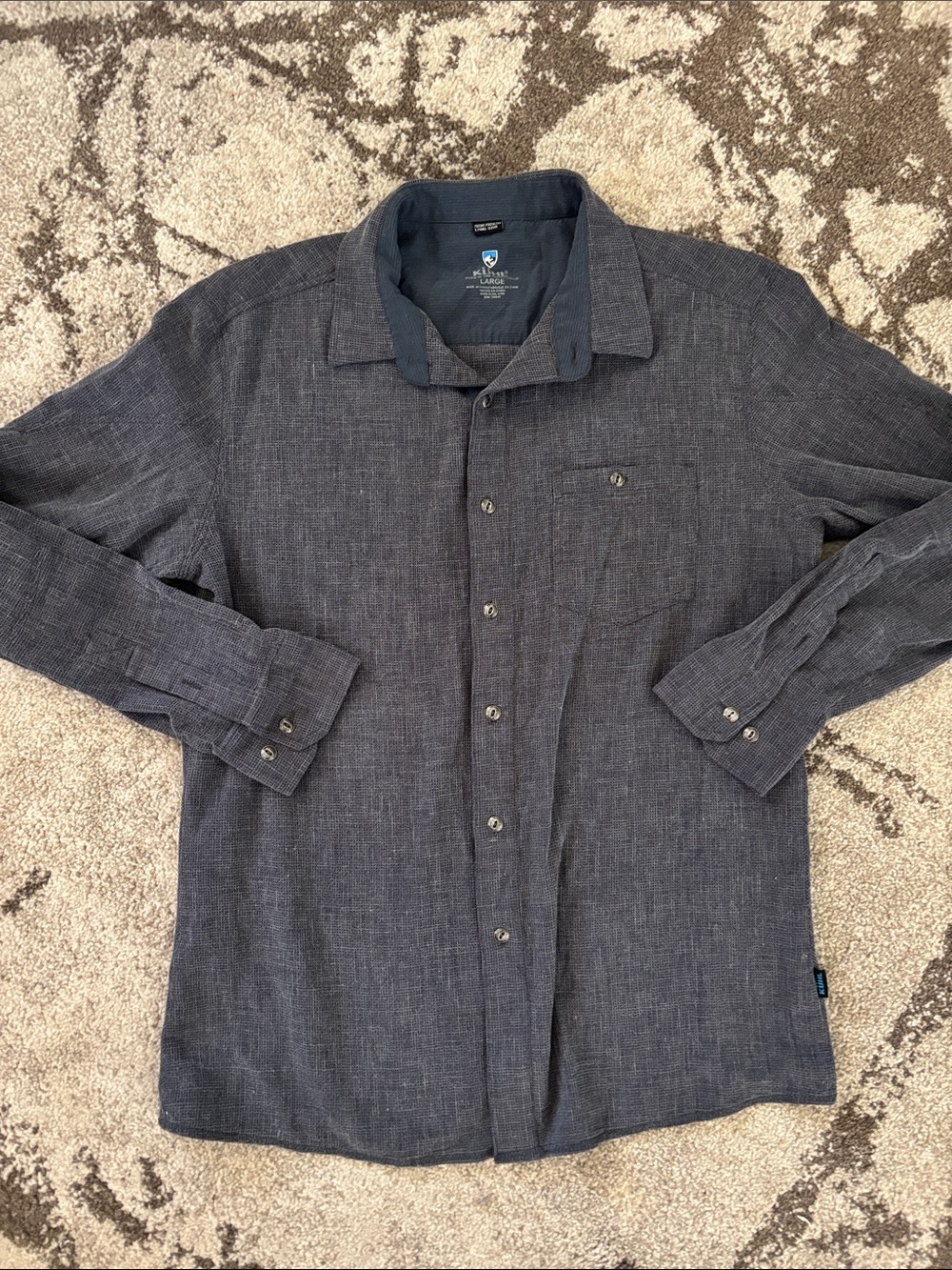KUHL - Uproar 5-Panel Long Sleeve Button Down Shirt!!